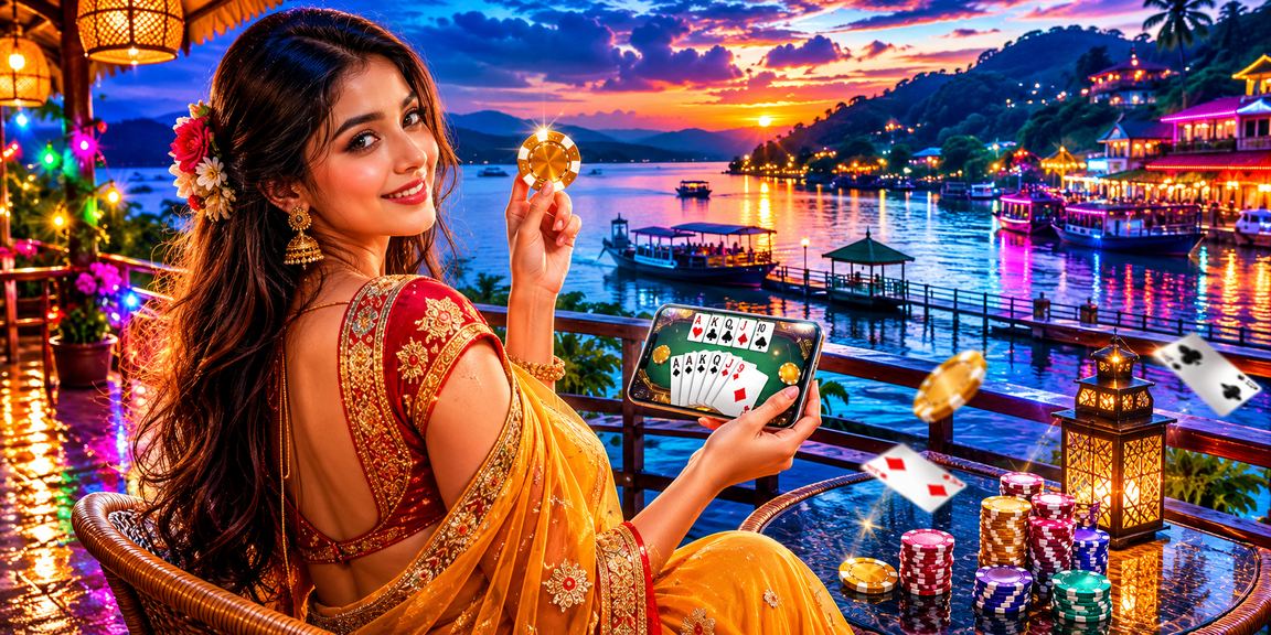 রাঙামাটিতে সমুদ্র সৈকতের পাশে মোবাইলে রামি খেলার দৃশ্য